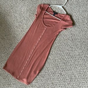 Peach colored dress forever 21